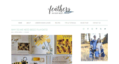 Desktop Screenshot of feathersinournest.com